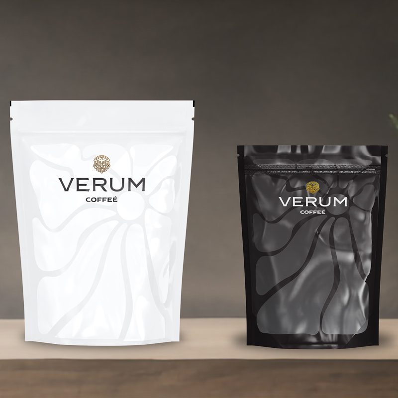 Verum Coffee 3D Packaging Design