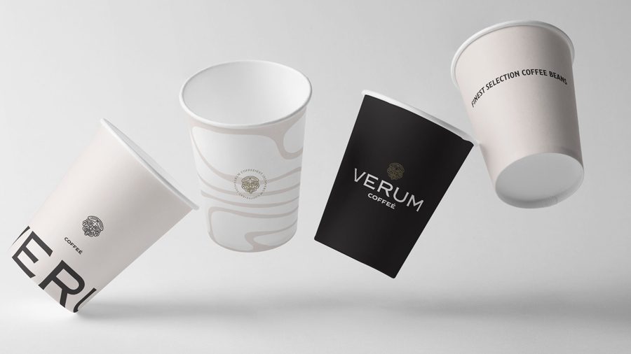 verum coffee cups